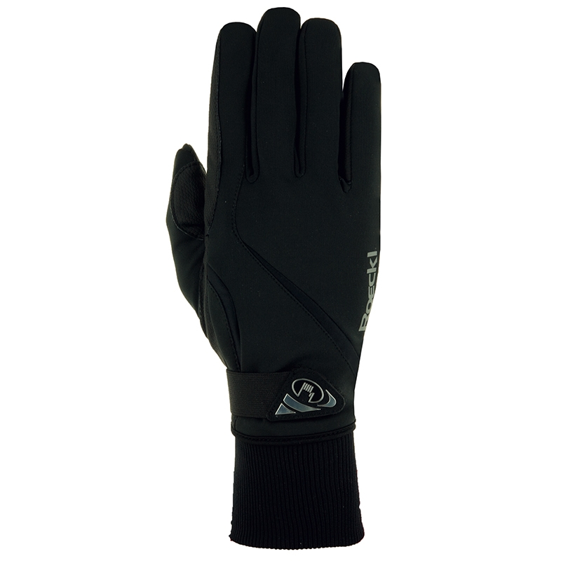Roeckl Wismar handske Softshell Windstopper Svart - Storlek 6