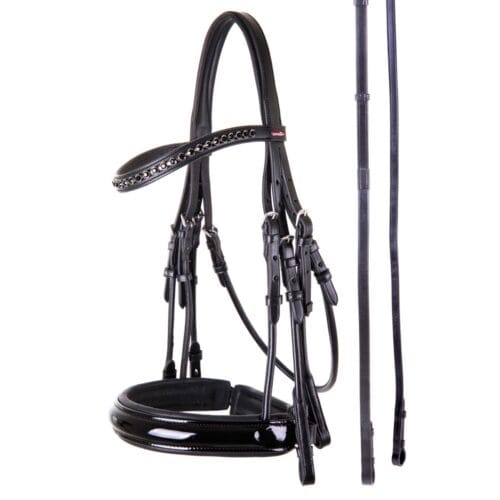 Premiere Paris Rundsytt Kandarträns Lacknosgrimma Inkl Tyglar