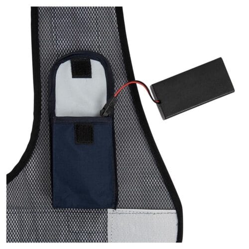 Alternative view of BR Reflexväst med LED-ljus