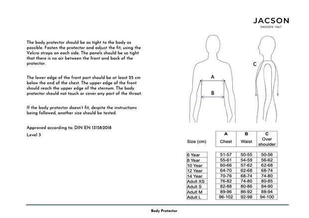 Jacson Barn/Junior Säkerhetsväst Svart - Bild 3
