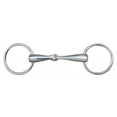 HKM Tvådelat bett med lösa ringar