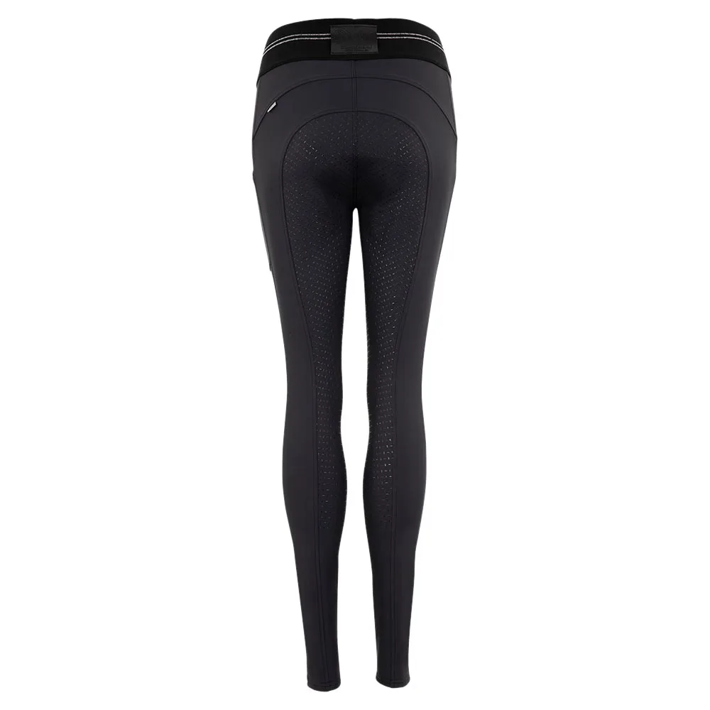 ANKY Ridtights Ridbyxor Helskodda Grip Ebony/Mörkgrå - Bild 4