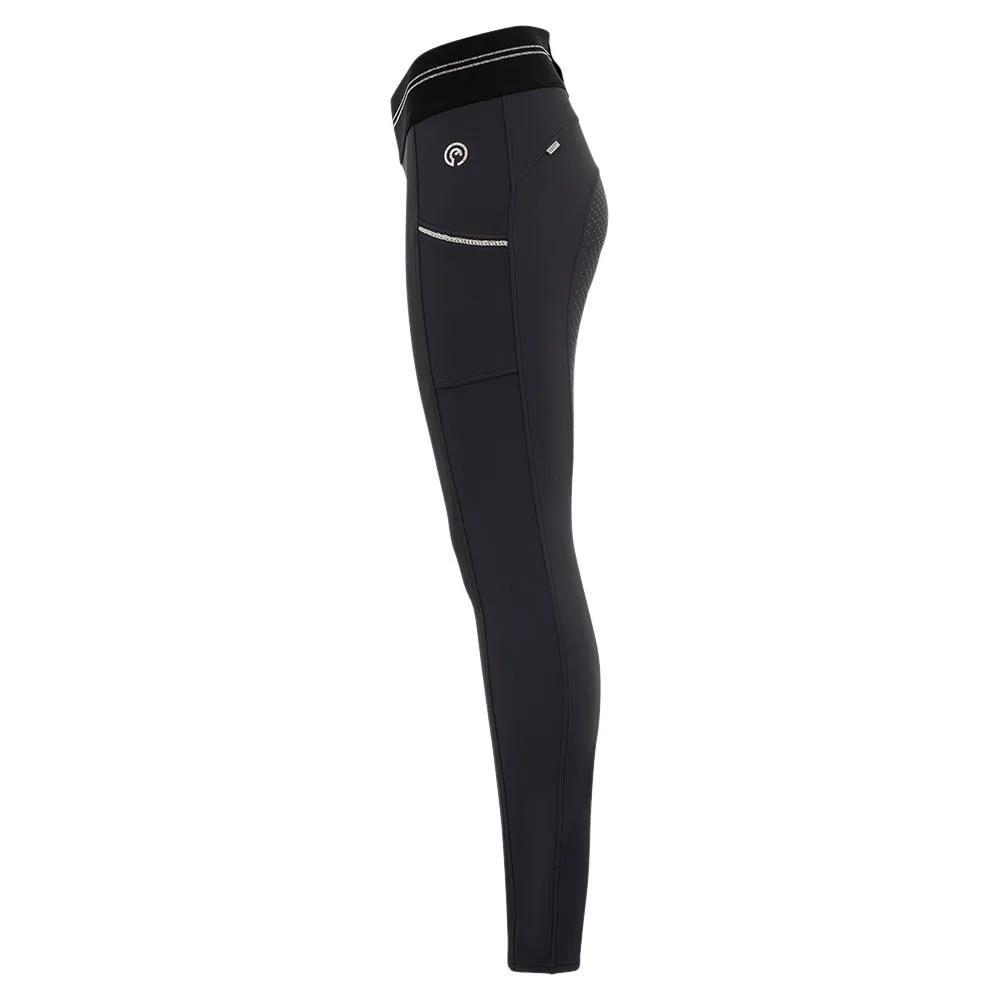 ANKY Ridtights Ridbyxor Helskodda Grip Ebony/Mörkgrå