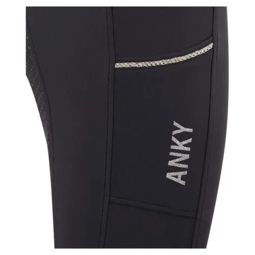 ANKY Ridtights Ridbyxor Helskodda Grip Ebony/Mörkgrå | VbridSport