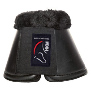 HKM Boots i syntetläder med luddkant