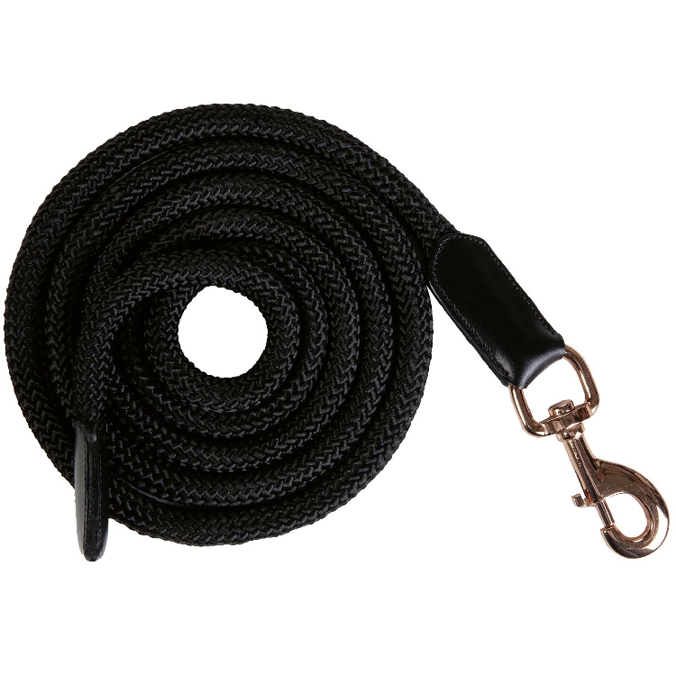 HKM Grimskaft Rosegold Pistolhake 1,8 meter - Svart