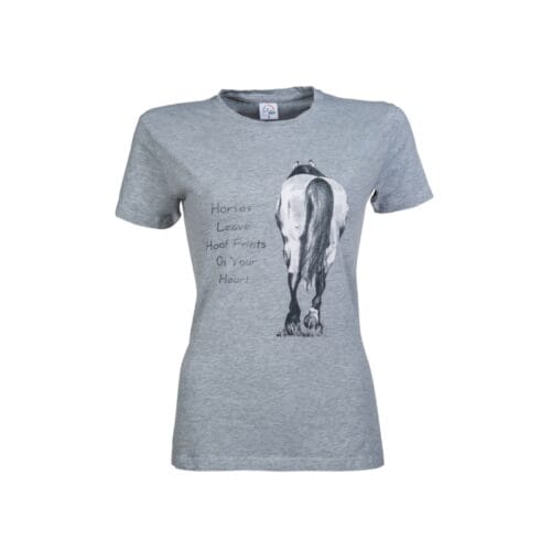 HKM T-shirt Horses Leave Hoofprints On Your Heart