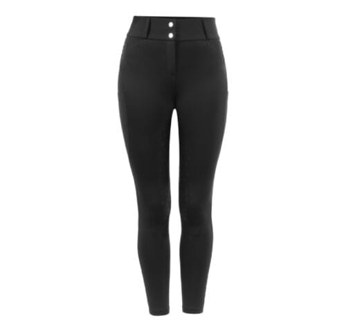 Cavallo Candera Mobile Svart Ridbyxor Hög Midja Helskodda Grip | VbridSport