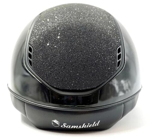 Samshield Miss Shield Shadowglossy 2.0 Ridhjälm Matt Black Chrome Crystal Fabric - Bild 2