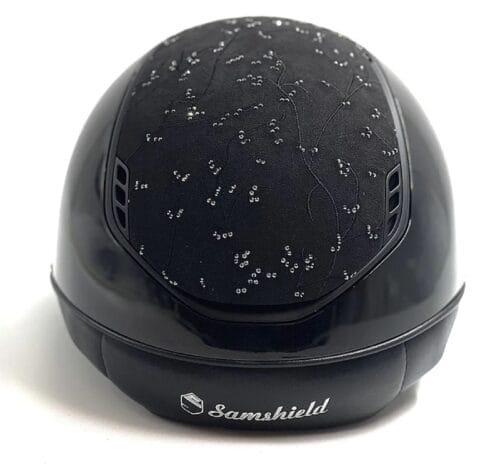 Samshield Miss Shield Shadowglossy 2.0 Ridhjälm Matt Black Chrome Crystal Leaf - Bild 3
