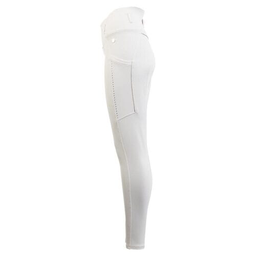 BR Ridtights Ontario Helskodda Grip Vit | VbridSport