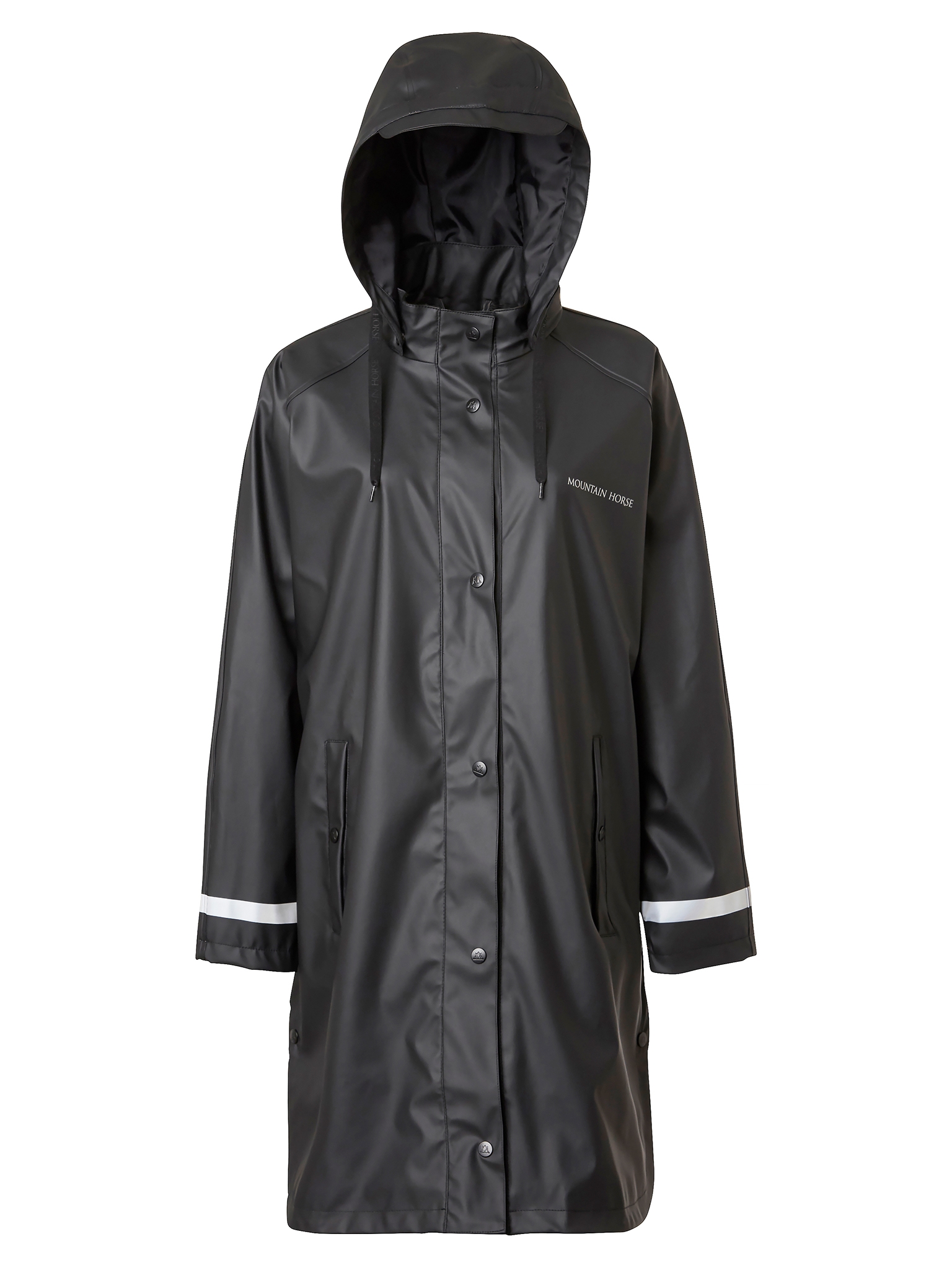 Mountain Horse Drizzle Regnponcho - Svart - XXS/XS