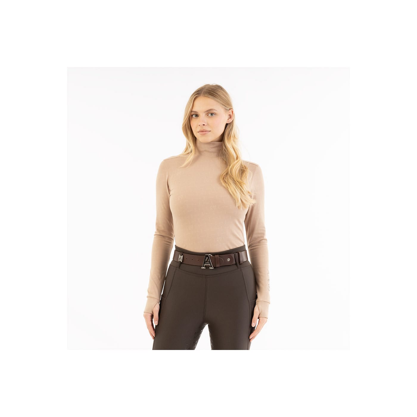 ANKY® Mockneck Shirt ATC252301 - Beige - Large