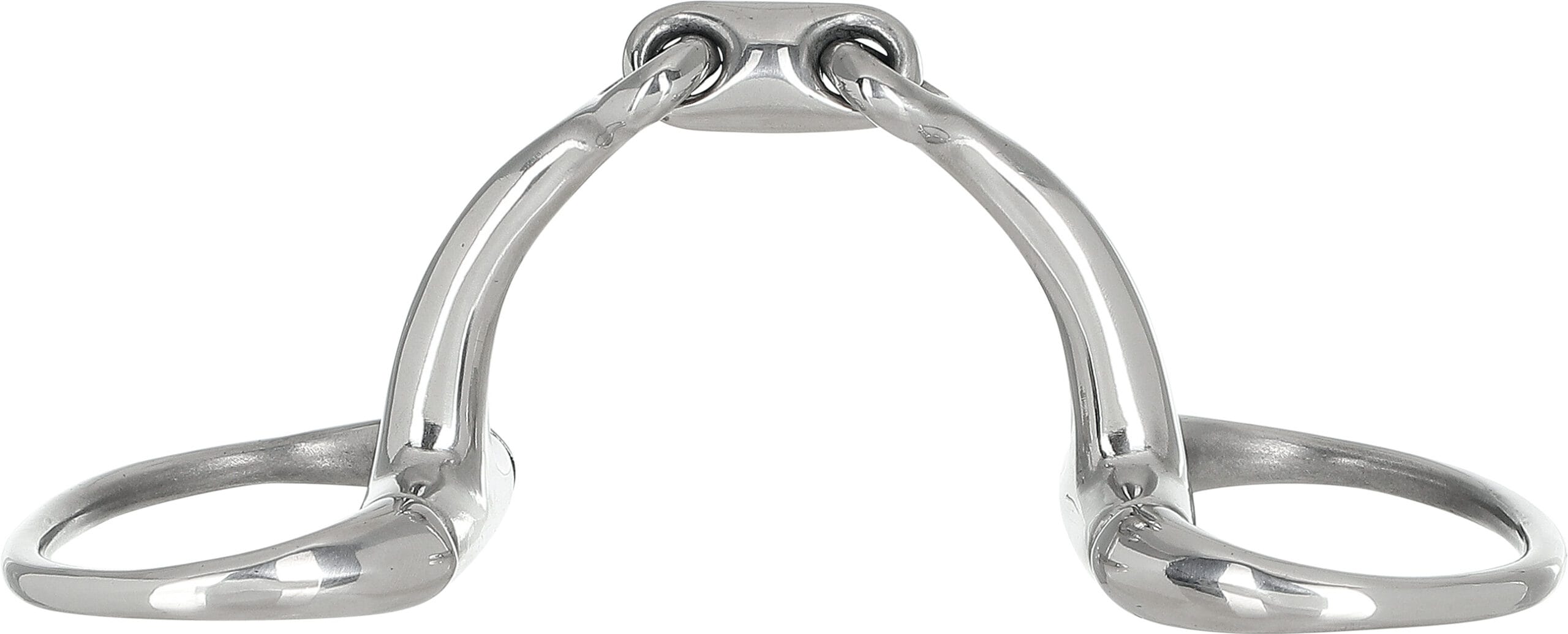 HorseGuard Anir böjd Eggbett - Silver - 11,5 cm - 14 mm