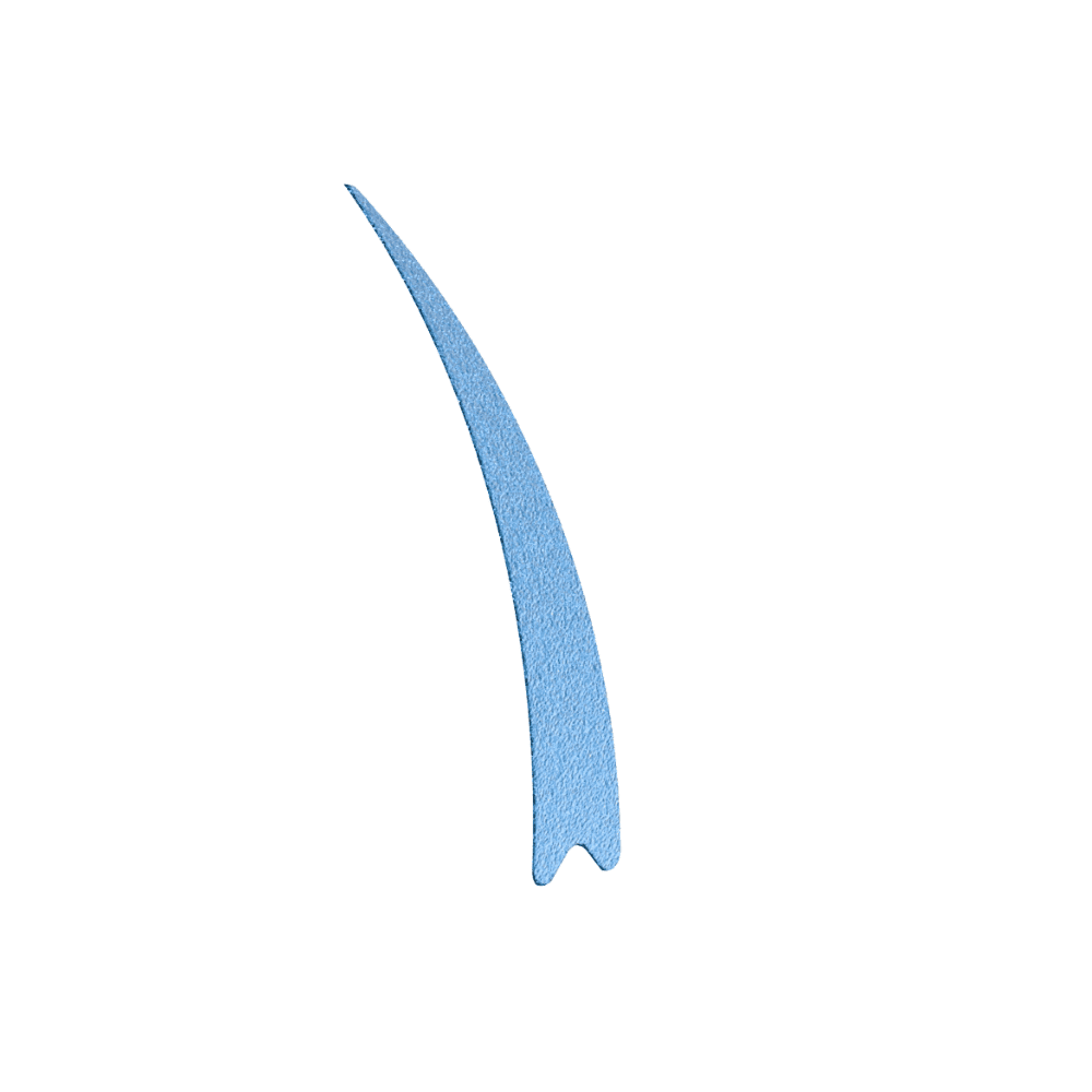 Safe Riding Premium Glitterclips till S-Light & S-Mini - Blue Glitter