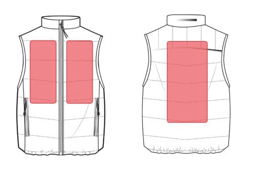 HKM Värmeväst Cuddle med batteri Junior/Barn Värmeväst | VbridSport