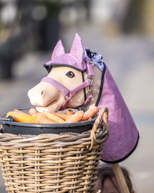 Alternative view of My Hobby Horse Täcke & Huva, rosa glitter