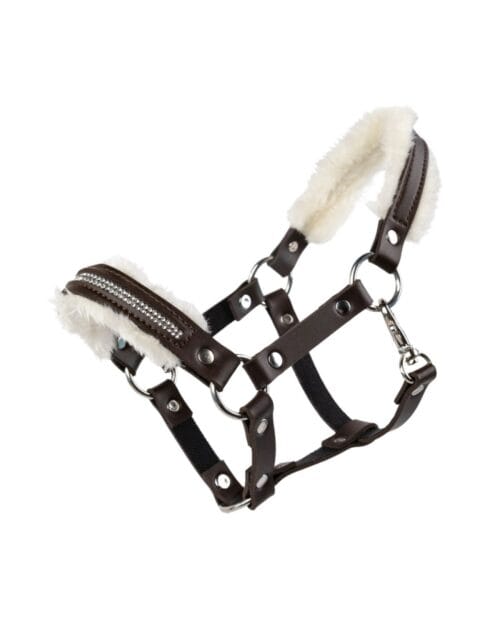 My Hobby Horse grimma med plysch och stenar - Brun