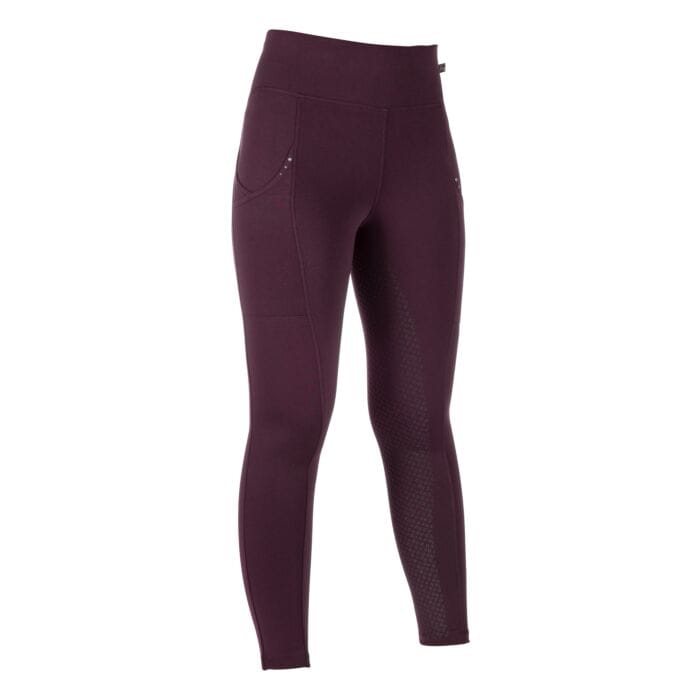 HKM Ridtights Cosy II Helskodda &ndash; Vinterridtights barn - Vinr&ouml;d , 122/128