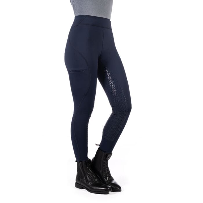 HKM Ridtights Rio Helskodda &ndash; isolerande ridtights - Marin , 32/34