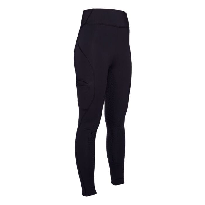 HKM Ridtights Rio Helskodda &ndash; isolerande ridtights - Svart , 32/34
