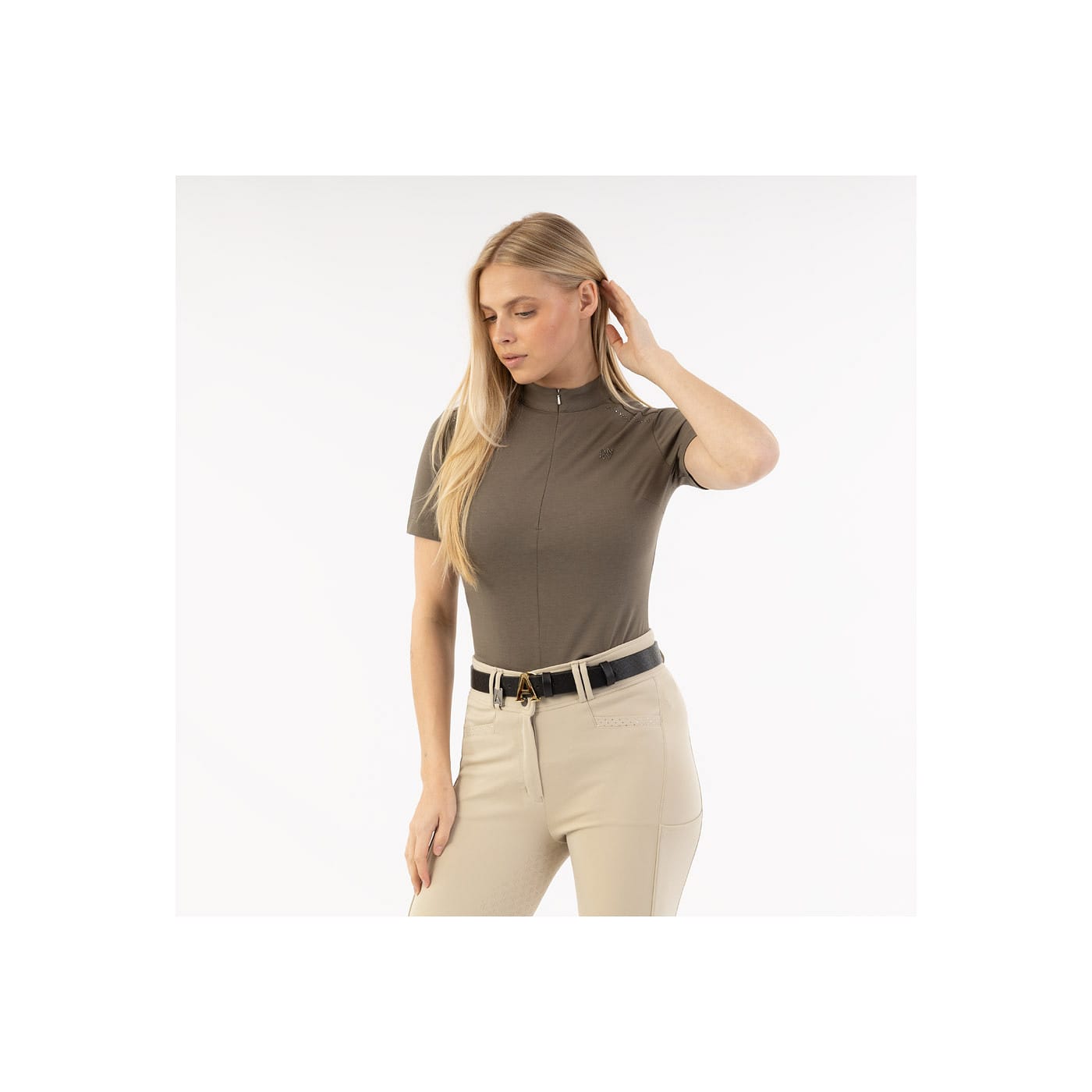 ANKY&reg; Kort&auml;rmad flex tr&ouml;ja ATC261204 - Brun , X-Small