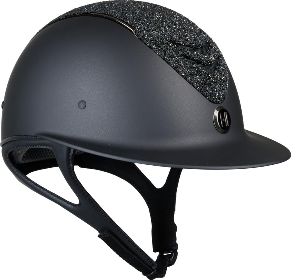 OneK Avanc&eacute; Ridhj&auml;lm Matt &ndash; Glitter Topp & Front - Svart , Skal storlek 0 (47-54 cm)