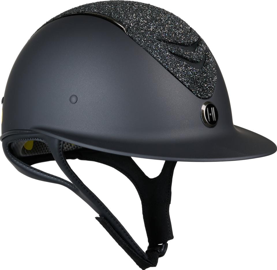 OneK MIPS Avanc&eacute; Ridhj&auml;lm Matt &ndash; Glitter Topp & Front - Svart , Skal storlek 0 (47-54 cm)