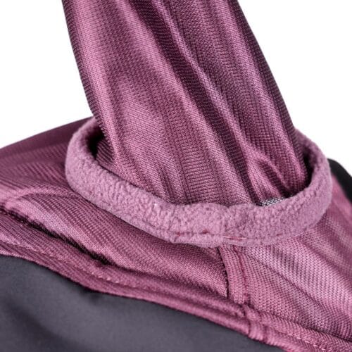 FlyGuard Deluxe Flughuva med Öron, Black Cherry flyguard | VbridSport