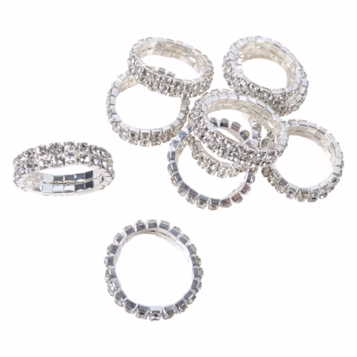 Hansbo Sport Flätningsband Crystal 10-pack