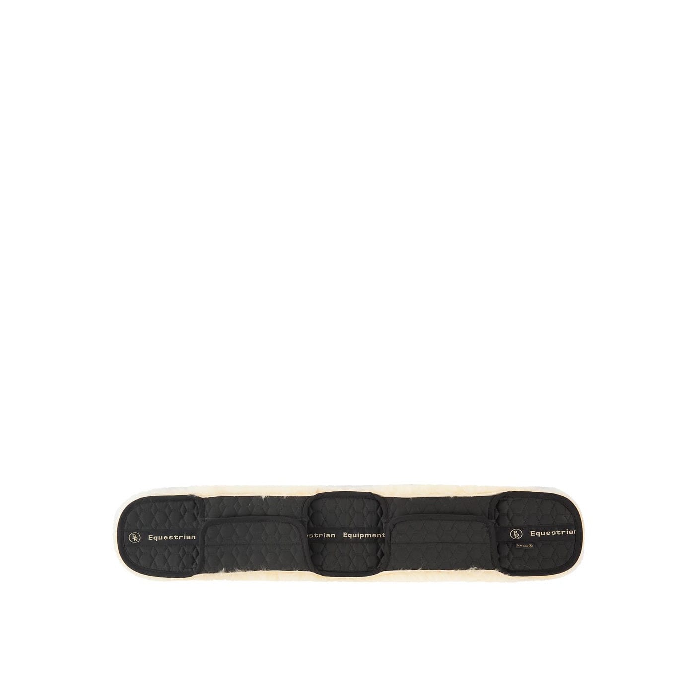 BR F&aring;rskinnsskydd med Kardborre - Svart/Natur , 50 cm
