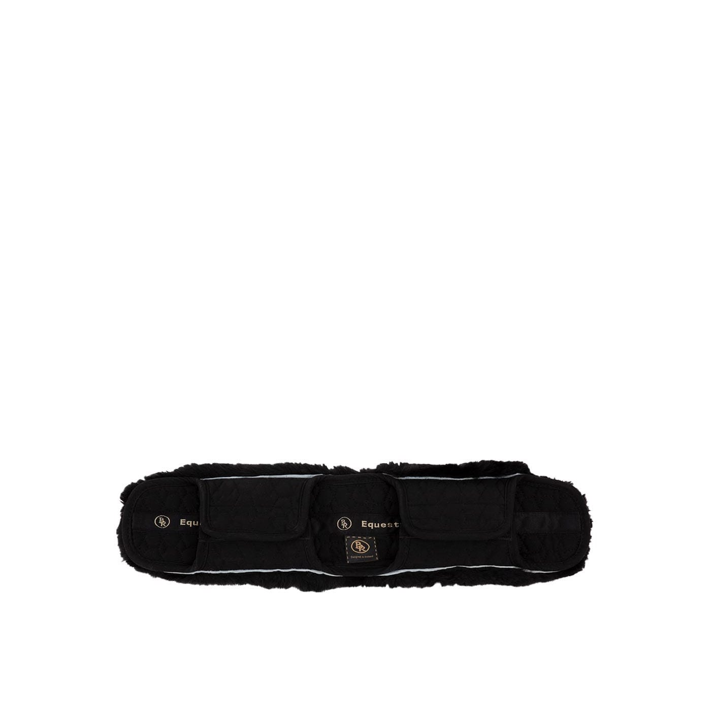 BR F&aring;rskinnsskydd med Kardborre - Svart/Svart , 50 cm