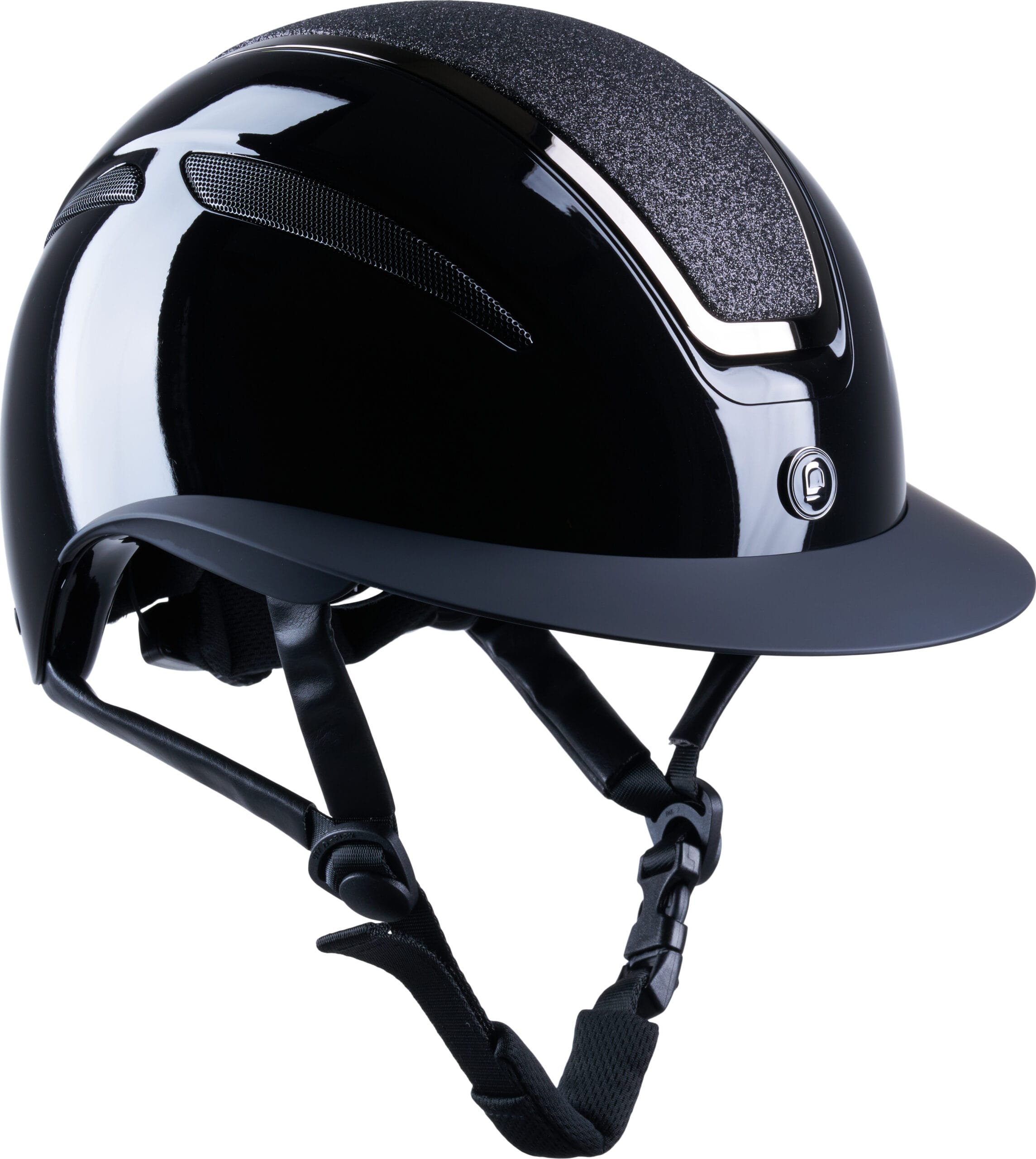 Equipage Guardian ridhj&auml;lm Glossy Glitter - Svart , 53-55 cm