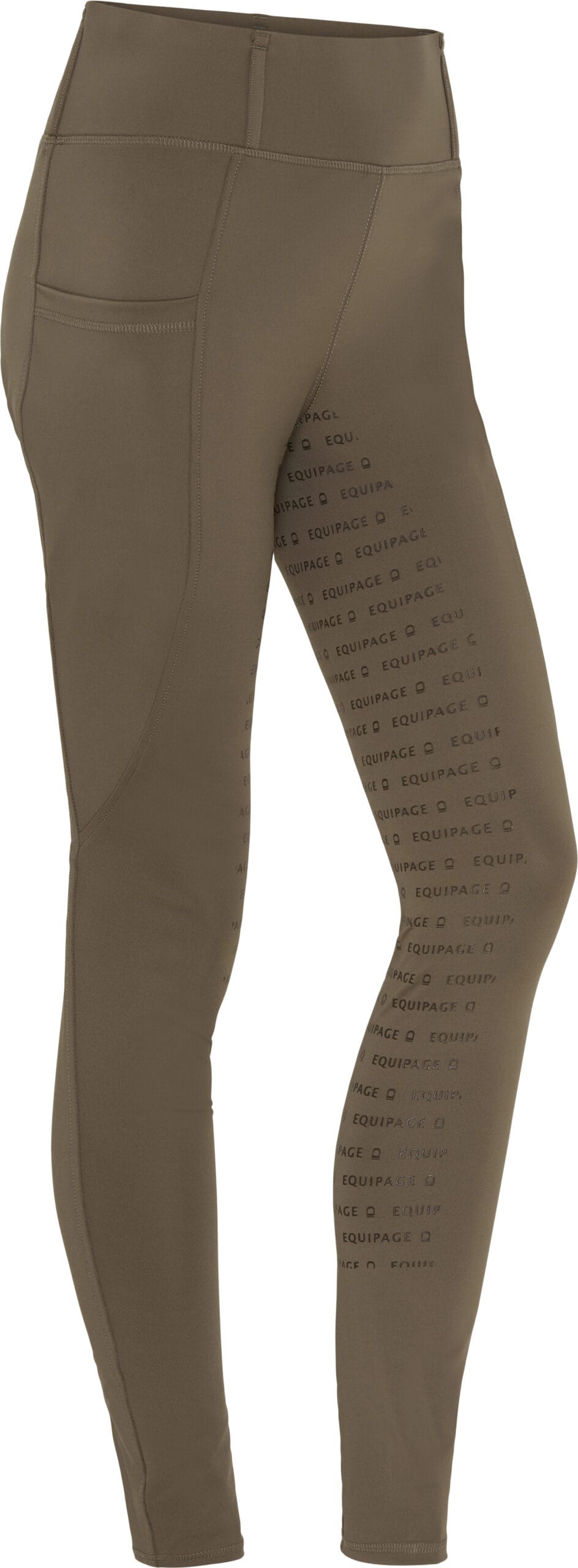 Equipage Kendra Helskodda Ridtights - M&ouml;rkbrun , 2X-Large