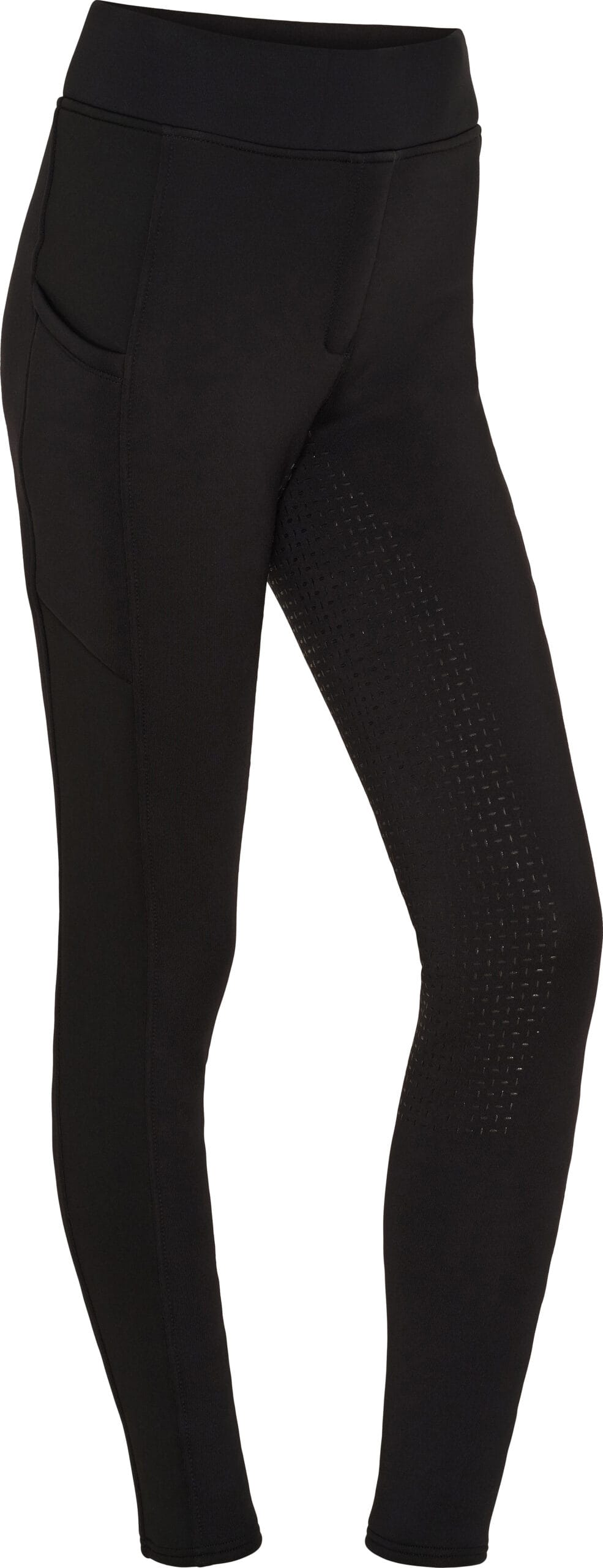 Equipage Austin vinterridetights teddyfleece, fullgrip - Svart , X-Small