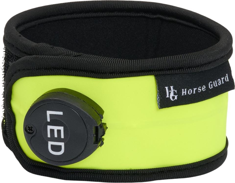 HorseGuard LED-reflexband - Gul , One size
