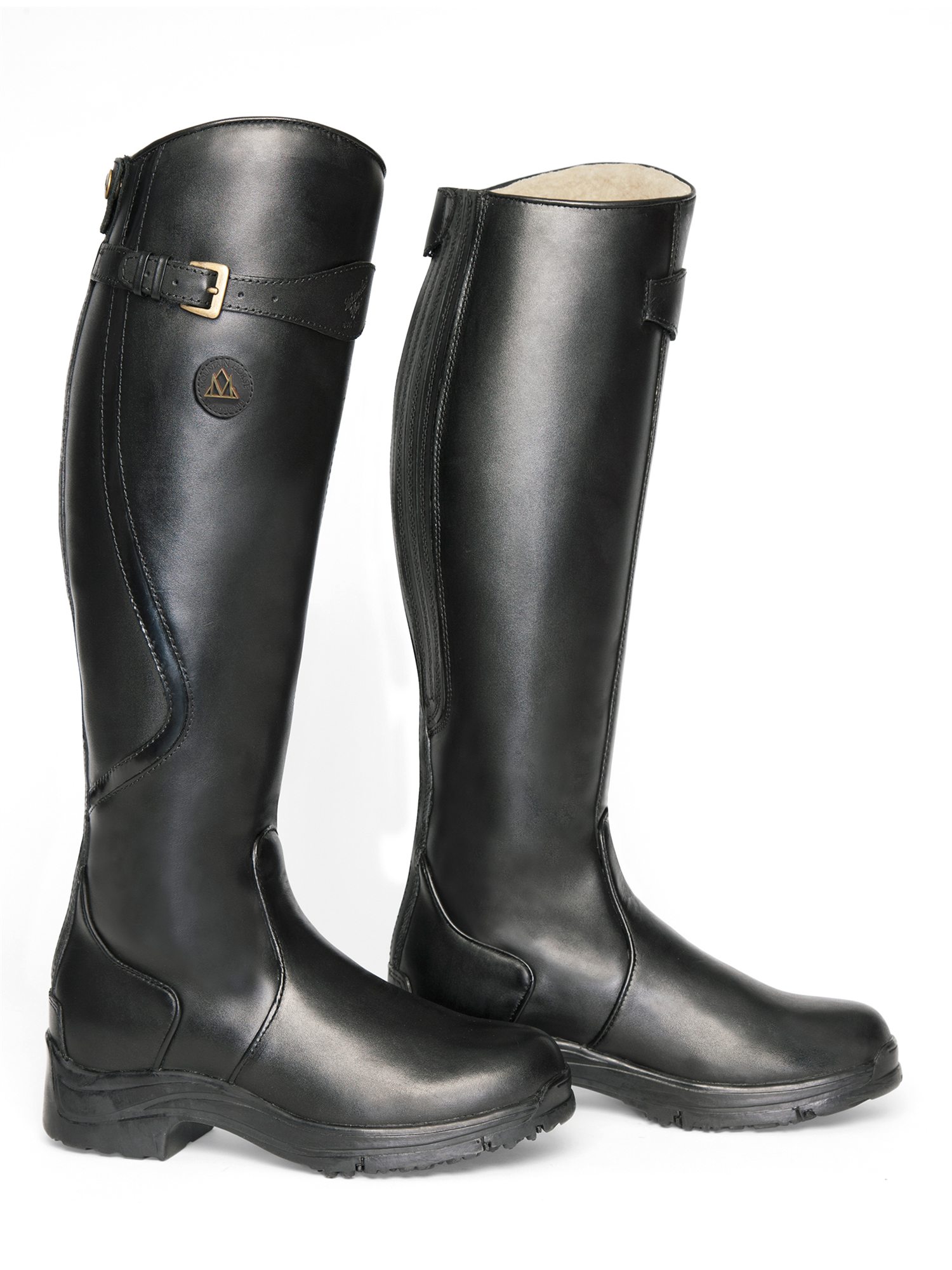 Mountain Horse Snowy River Varmfodrade Ridst&ouml;vlar - Svart , Regular/regular , 36