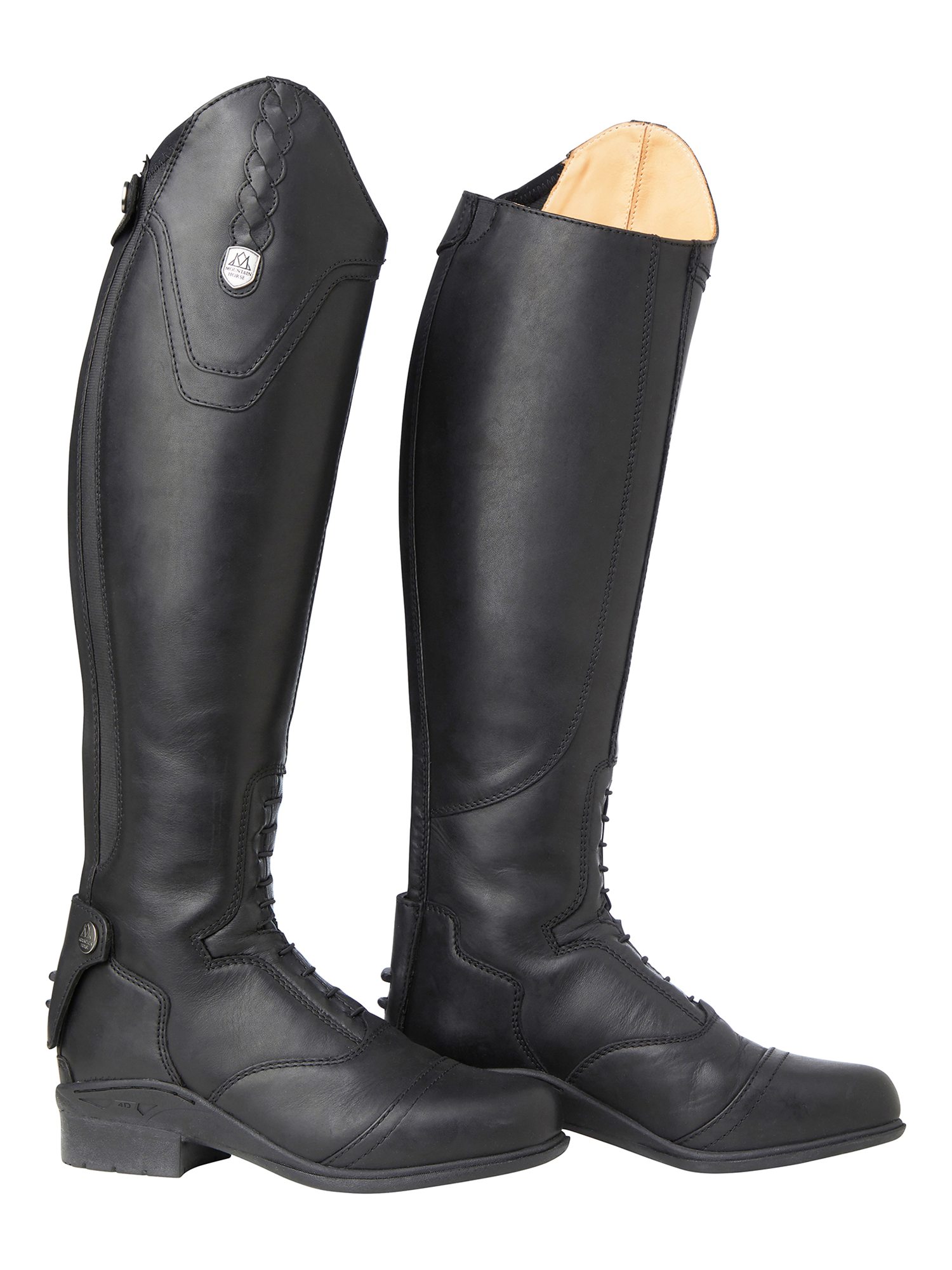 Mountain Horse Valkyria Ridst&ouml;vlar - Svart , 36 , Short/narrow