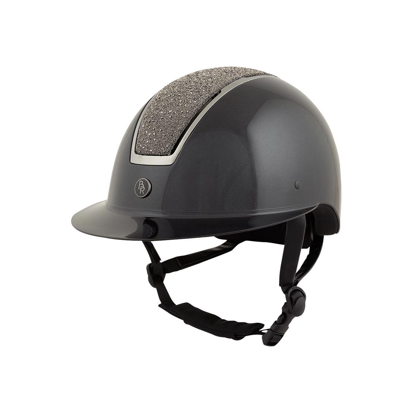 BR Ridhj&auml;lm Omega Glamourous Glossy - Svart/Gunmetal , 52-54 cm