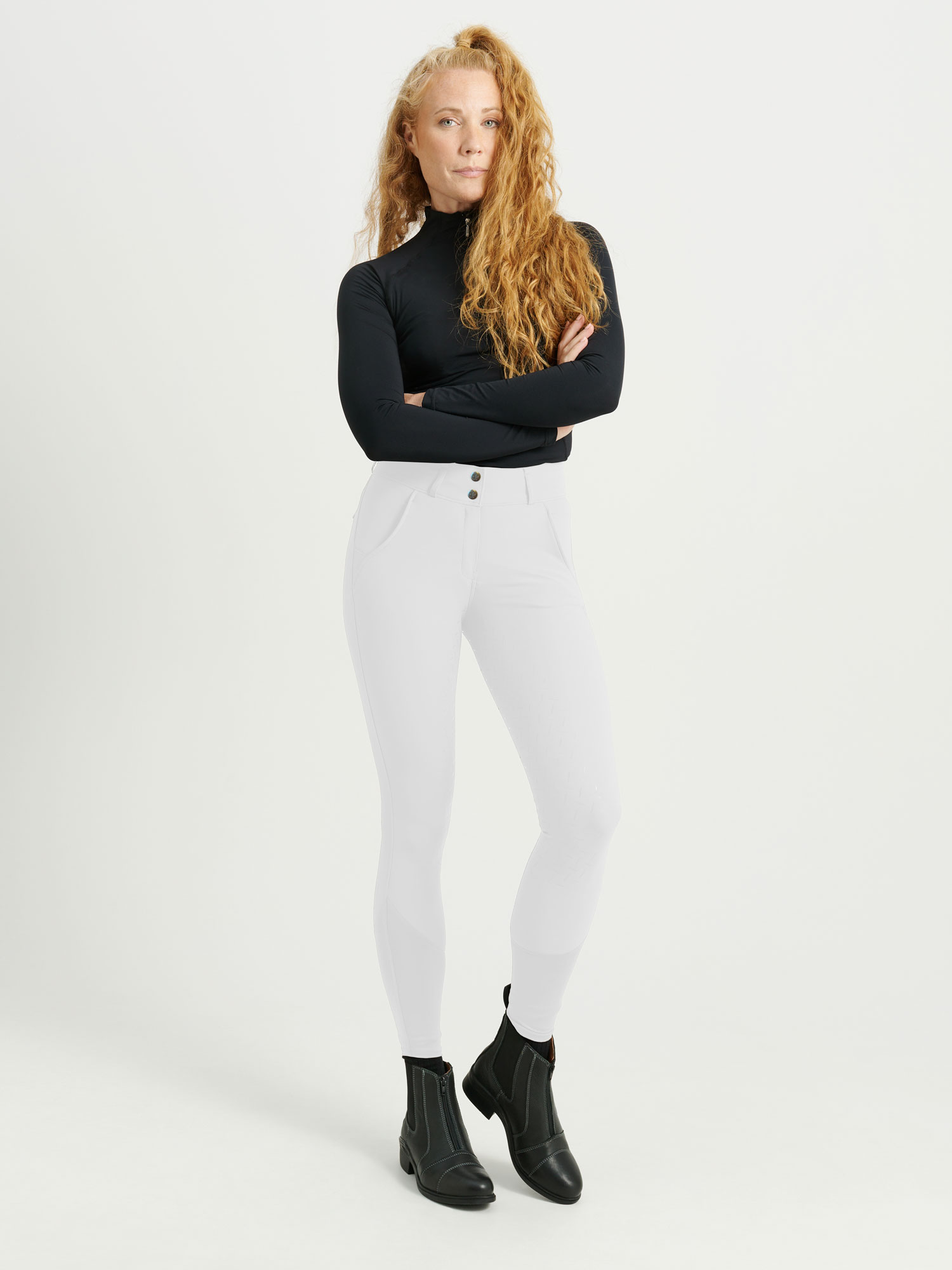 Jacson Rigmor Ridbyxa Helskodd - Vit , 40