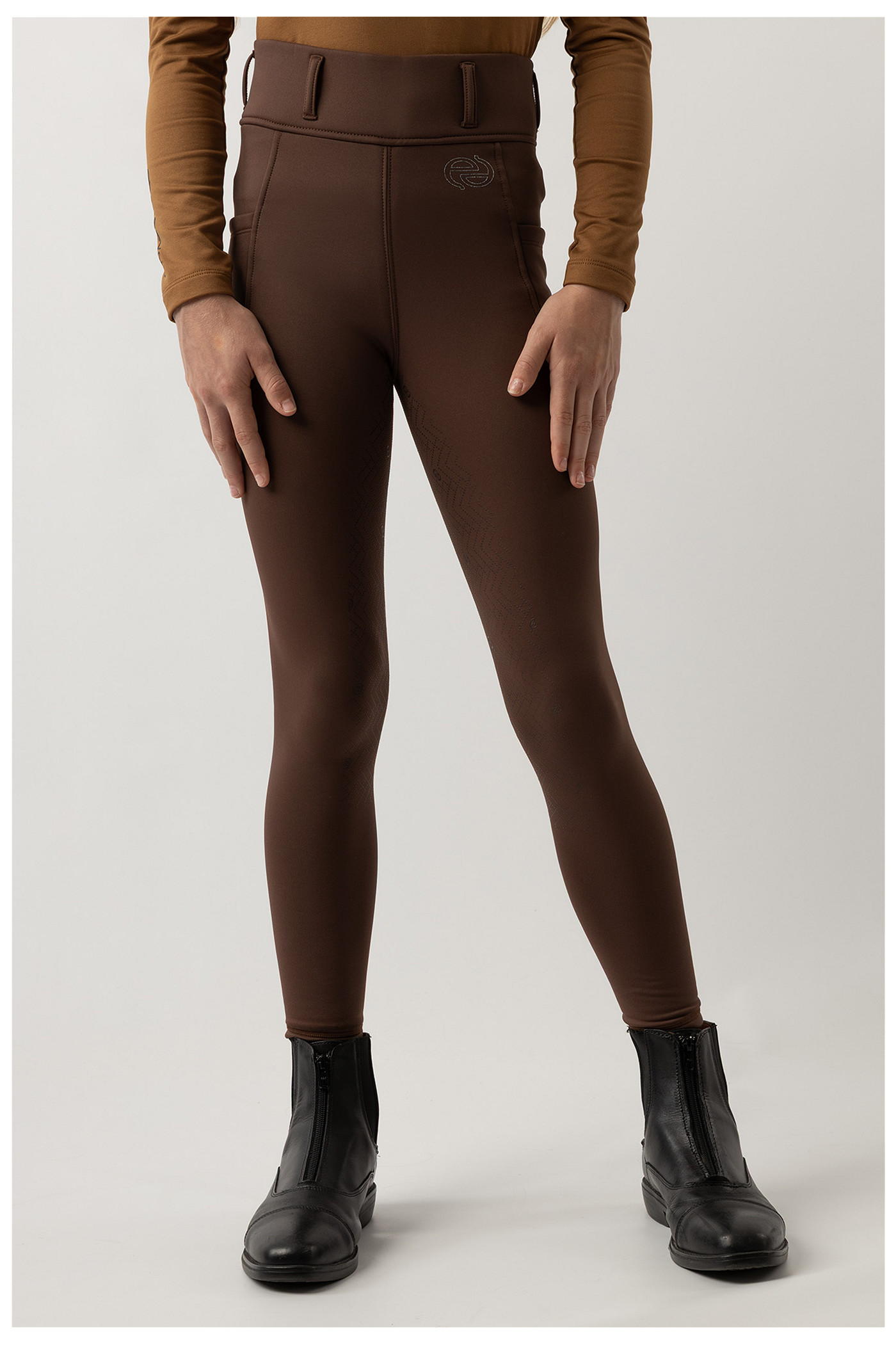 BR Eevolv Loena Ridtights Barn - Choco Martini , 164