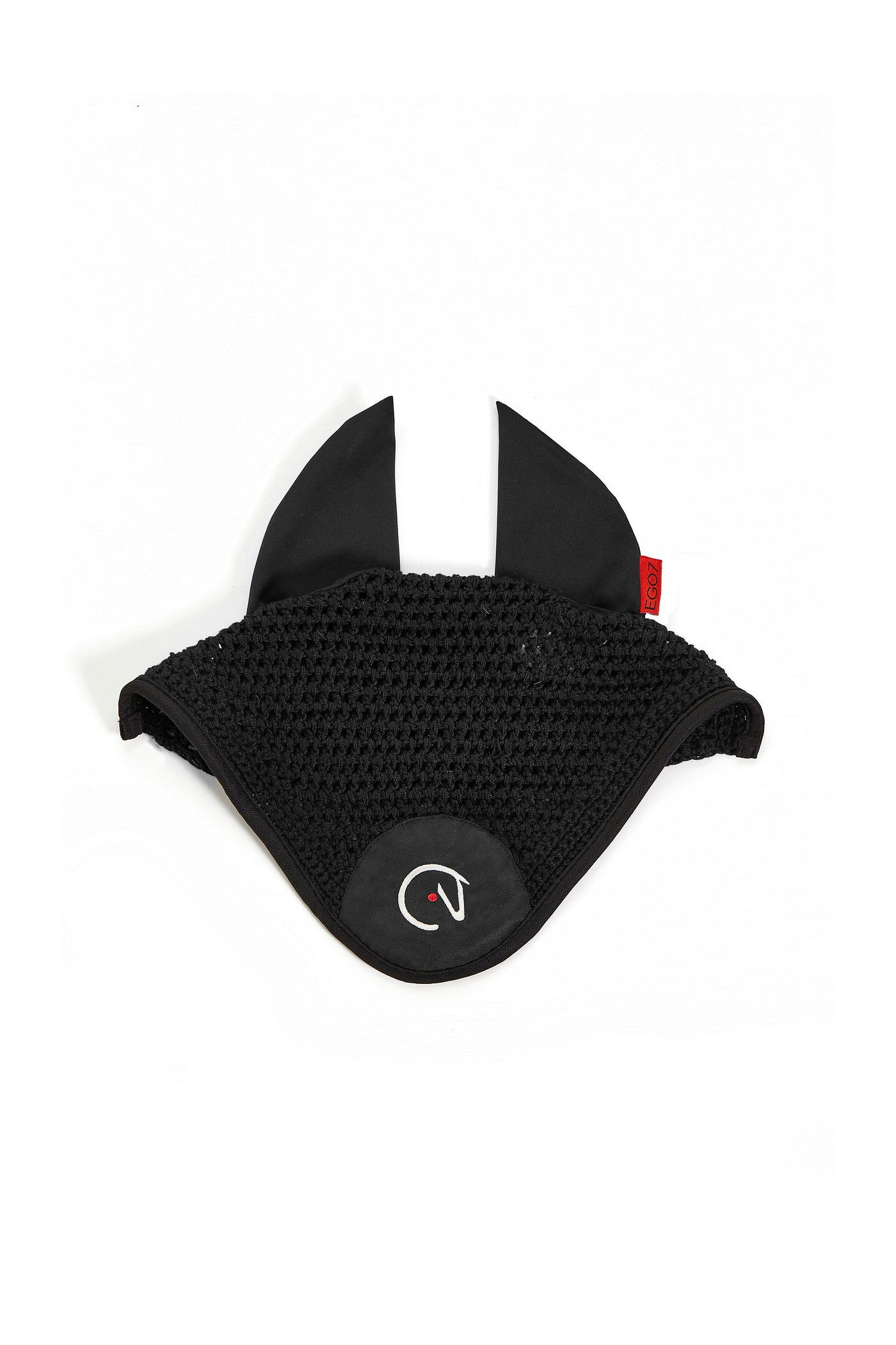 EGO7 Horse Head Virkad Huva - Svart , Onesize