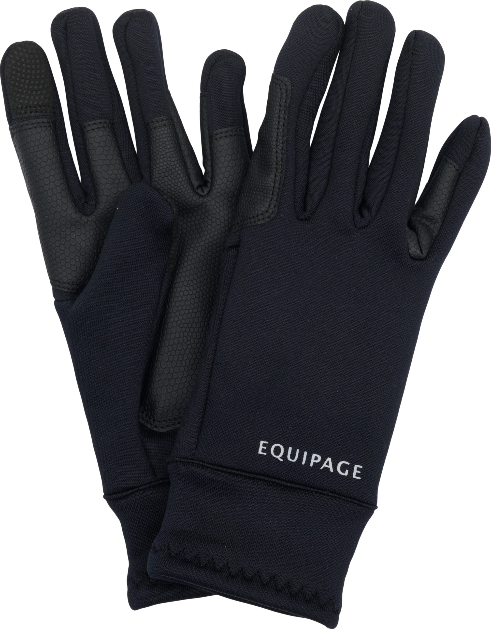 Equipage Woodlands vinterridhandskar - Svart , XS: 5,5