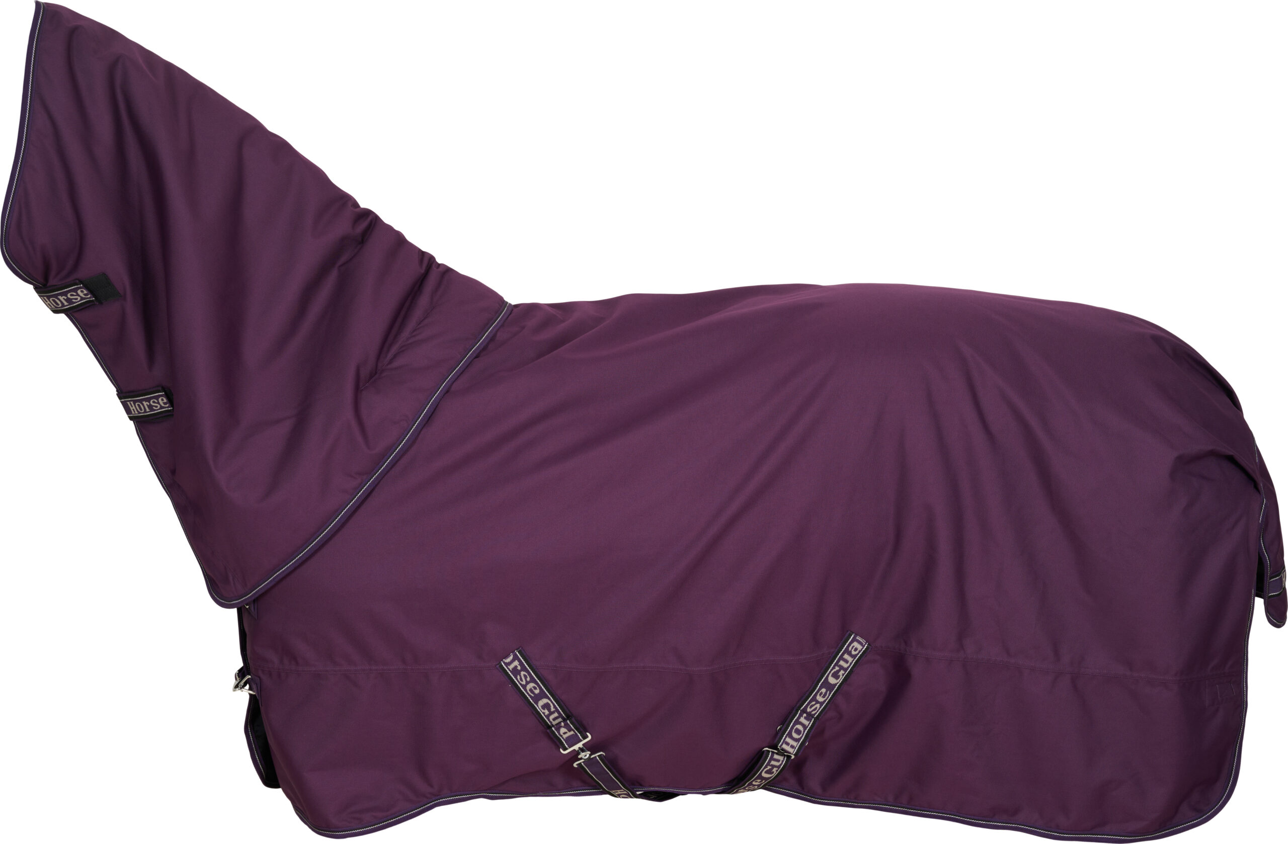 Horse Guard Millan 1200D utet&auml;cke avtagbar hals 200 g - Purple Pennant , 105 cm