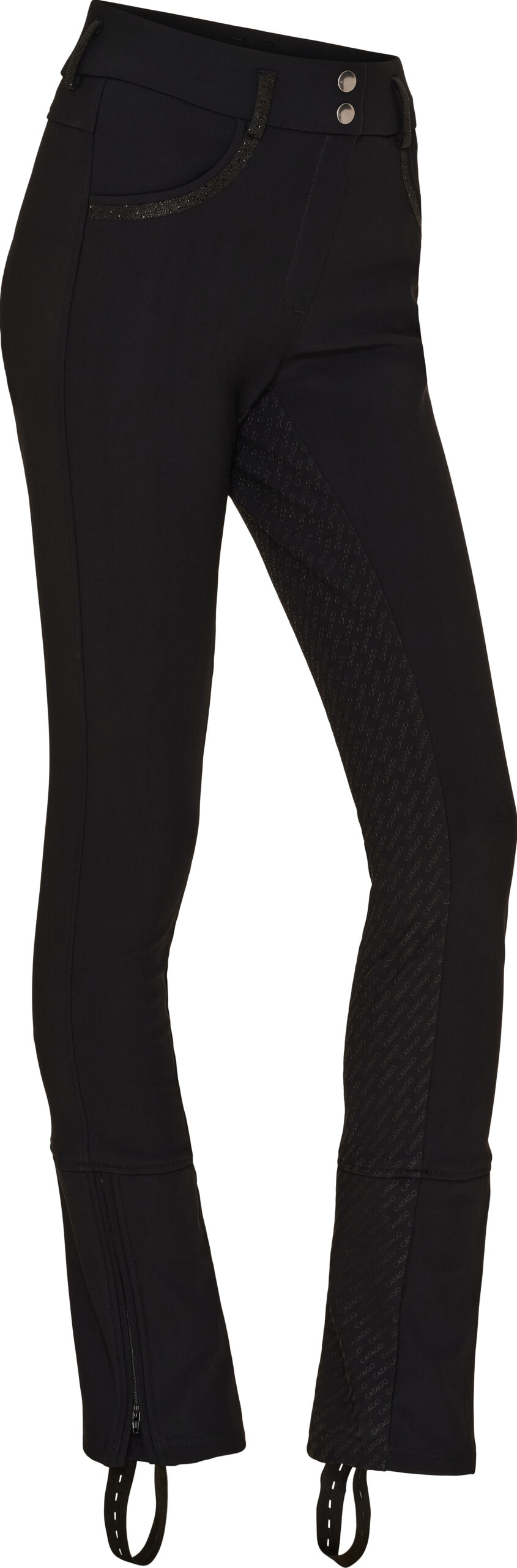 Catago Vancouver vinterjodhpurbyxor, helskodd grip - Svart , 32