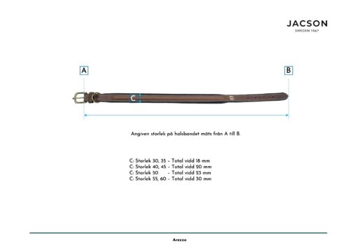 Alternative view of Jacson Arezzo Hundhalsband