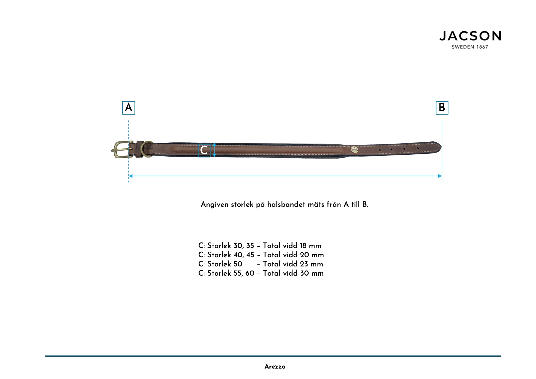 Jacson Arezzo Hundhalsband - Bild 2